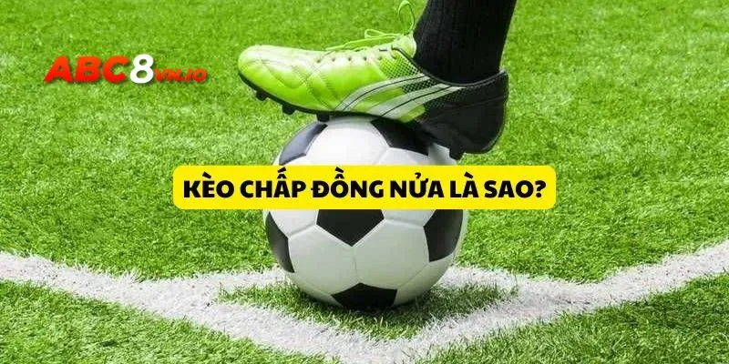 Hướng dẫn cách cược kèo đồng nửa dễ hiểu cho newbie Kèo đồng nửa là gì?